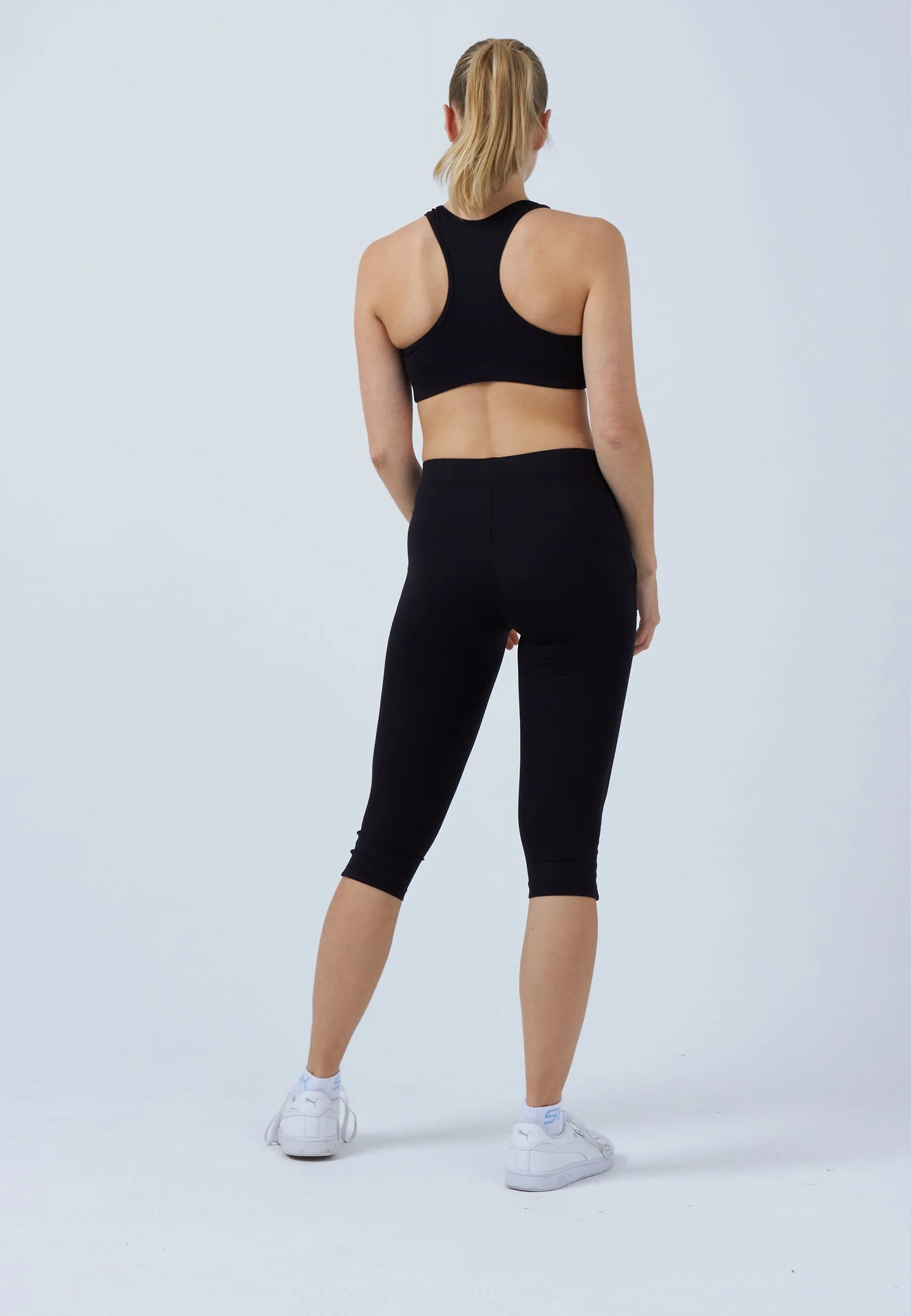 3/4 Tennis Leggings with pockets, black