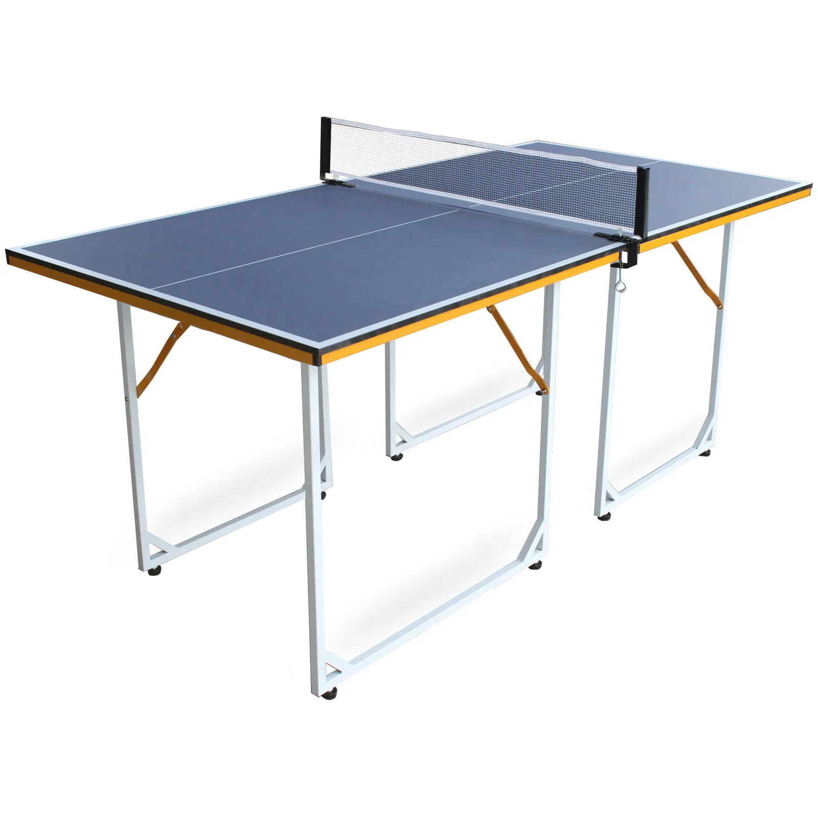 6ft Mid-Size Foldable Table Tennis Table