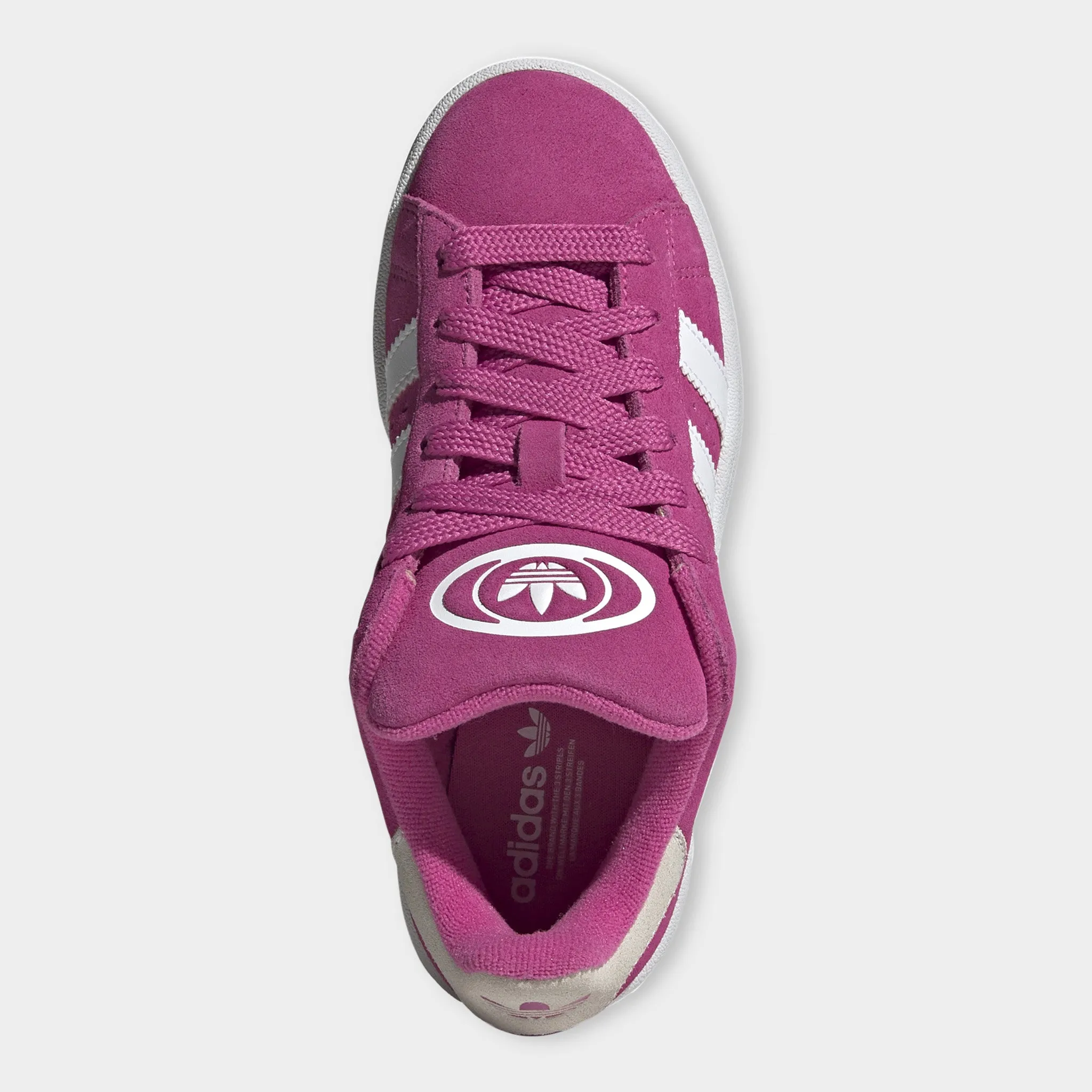 adidas Juniors' Campus 00s Pink / White - Gum