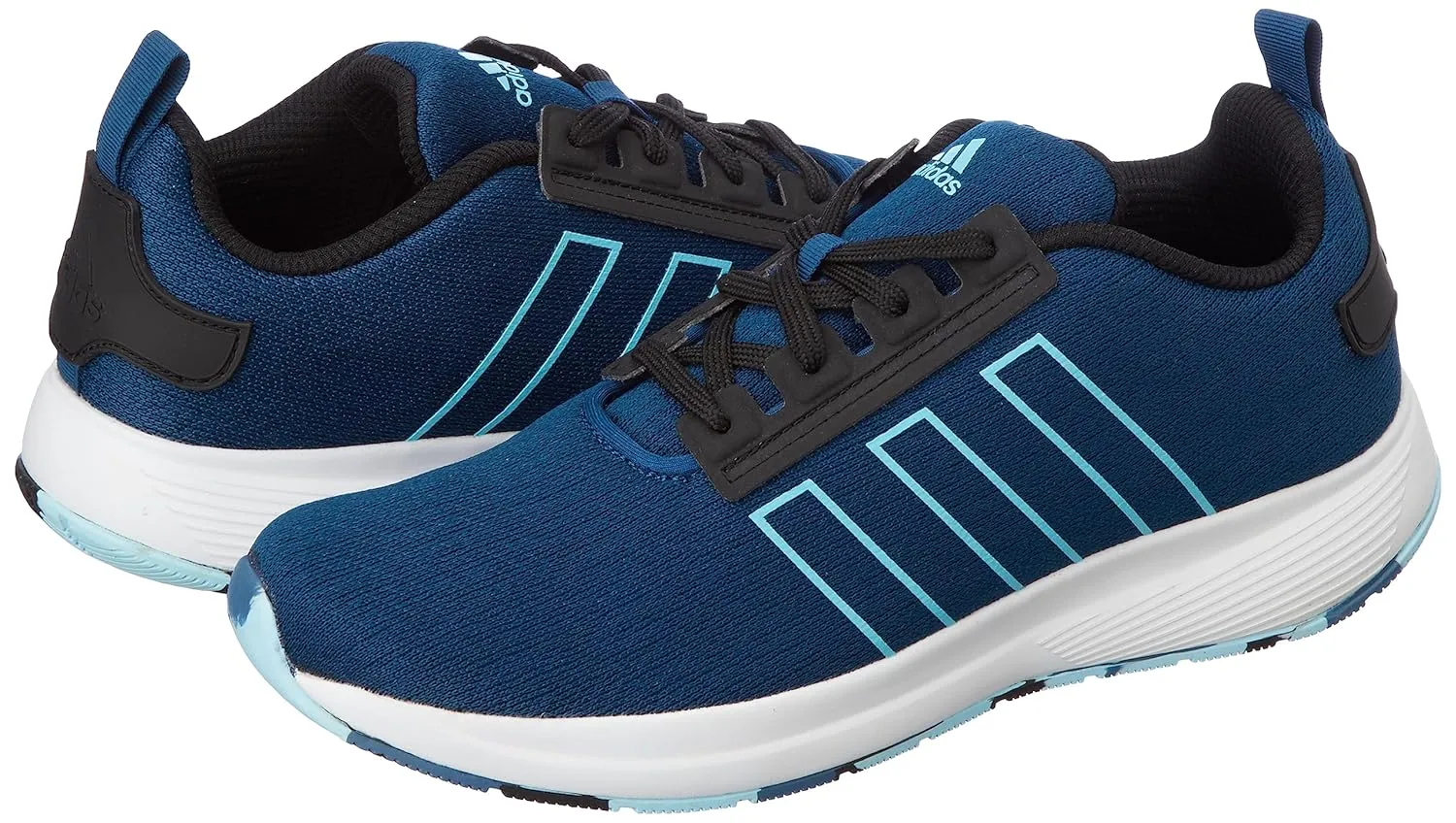 Adidas Men Synthetic & Textile JAW Drop M Running Shoes BLUNIT/BLIBLU/CBLACK UK-7