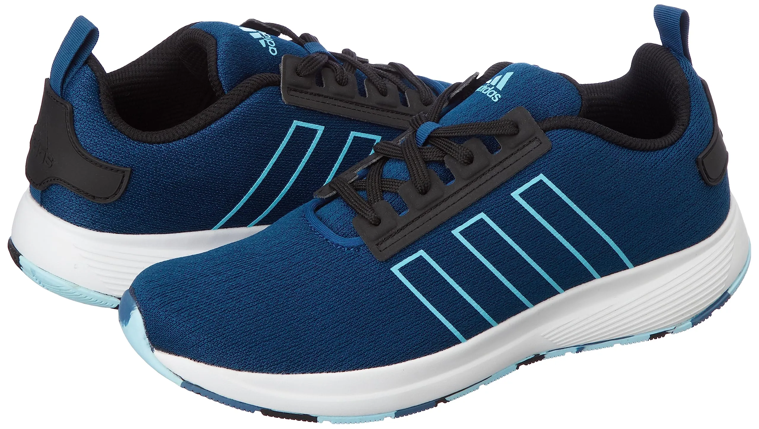 Adidas Men Synthetic & Textile JAW Drop M Running Shoes BLUNIT/BLIBLU/CBLACK UK-7