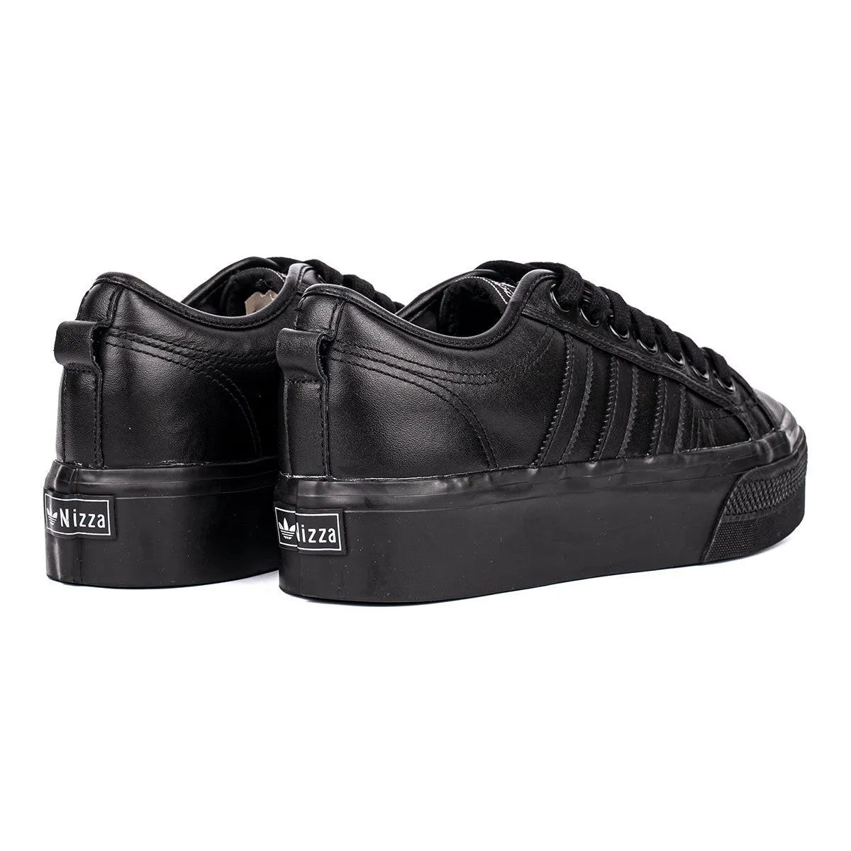 Adidas Nizza Platform Low-Top Sneakers Leather Black Colour For Men