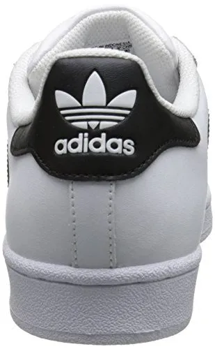 adidas Originals Men's Superstar Foundation Casual Sneaker, White/Core Black/White, 10 M US