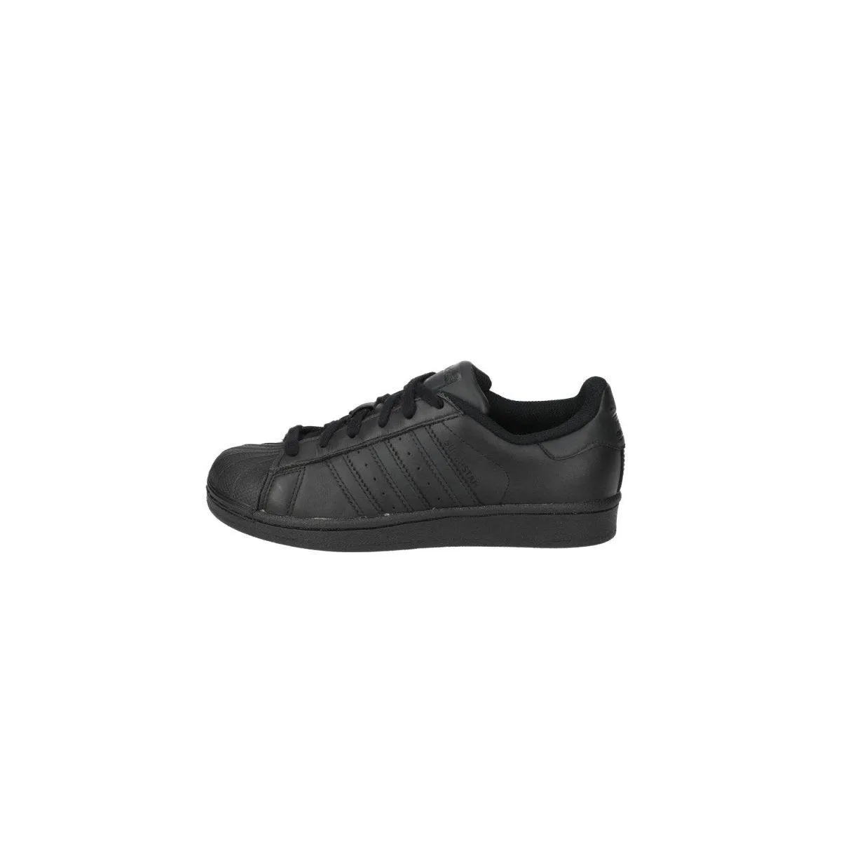 Adidas Superstar Sneakers Leather Black Colour For Kids