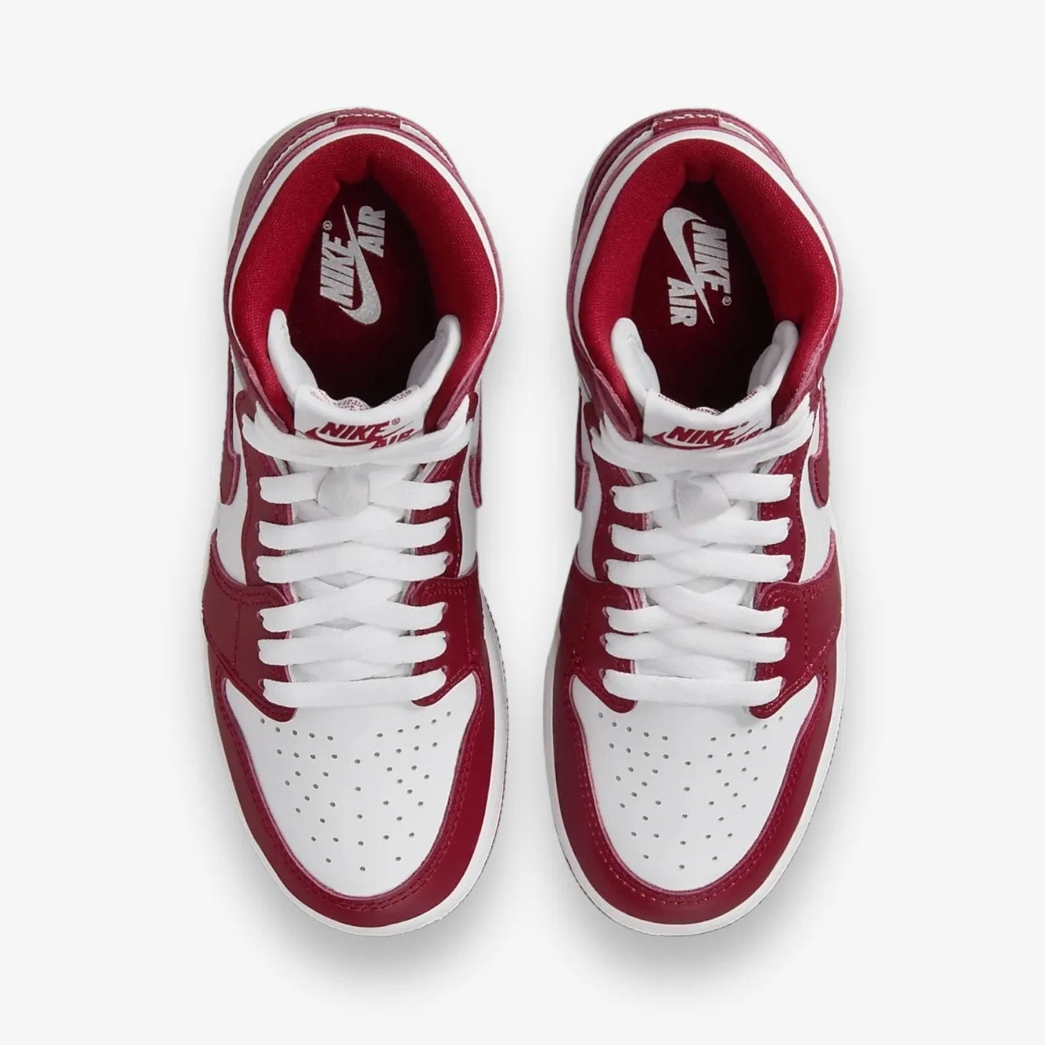 Air Jordan 1 Retro High OG GS White Team Red FD1437-160