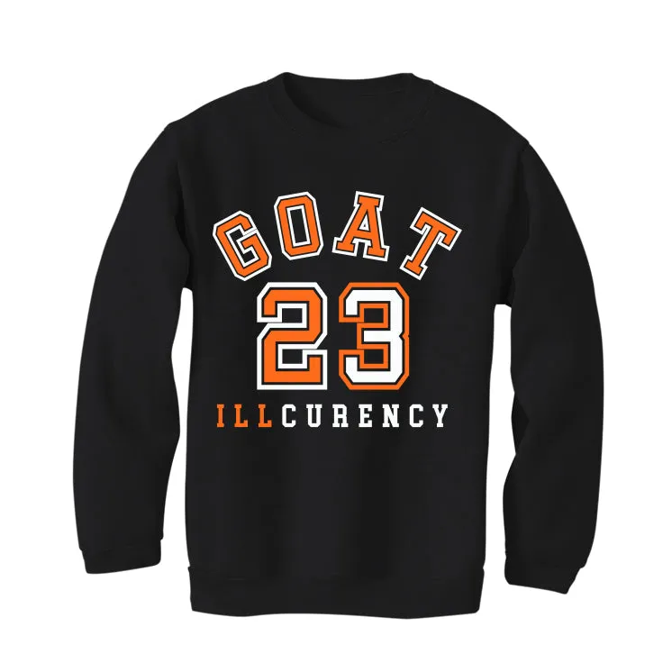 Air Jordan 12 “Brilliant Orange” | illcurrency Black T-Shirt (GOAT 23)