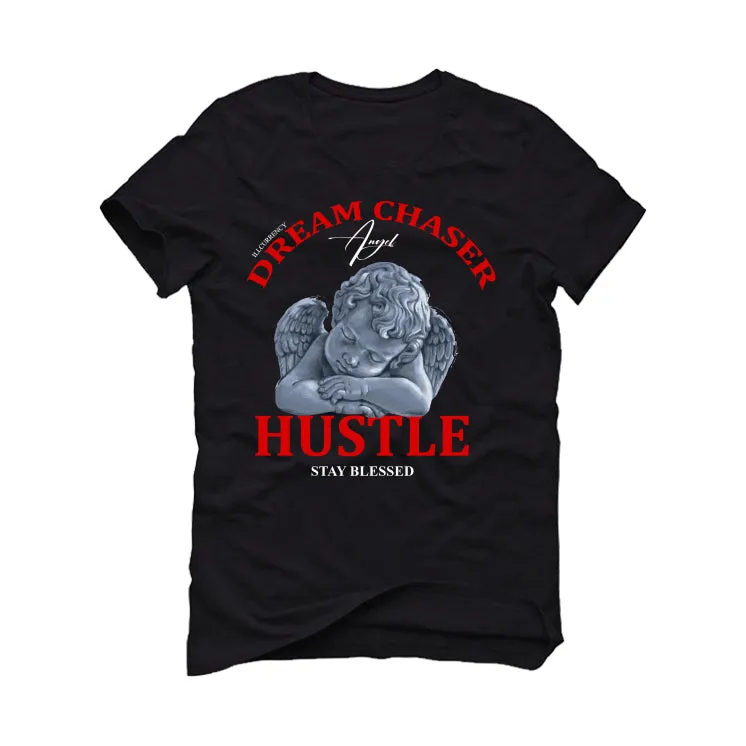 Air Jordan 6 “Toro Bravo” | illcurrency Black T-Shirt (Dream Chaser Angel)