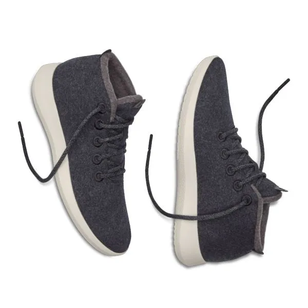 Allbirds Wool Runner-up Mizzles - LIMITED EDITION:  Natural Black (White Sole)