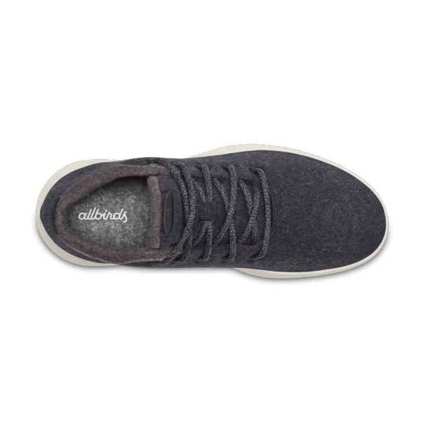 Allbirds Wool Runner-up Mizzles - LIMITED EDITION:  Natural Black (White Sole)