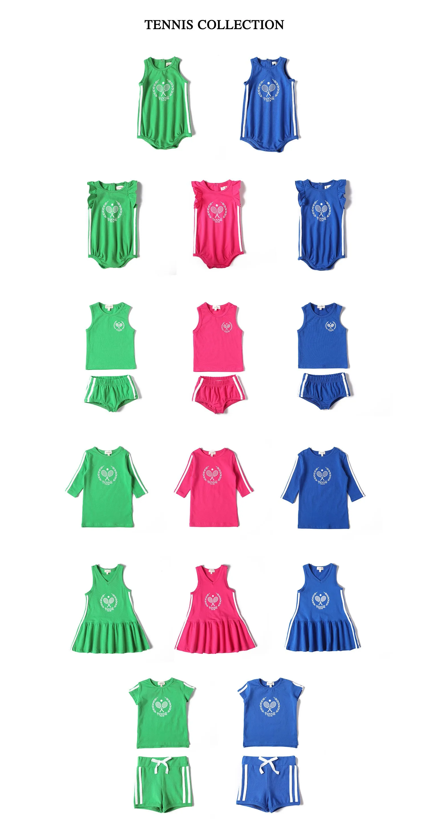 Anecdote Kelly Green Tennis Tank Set (TE2481)