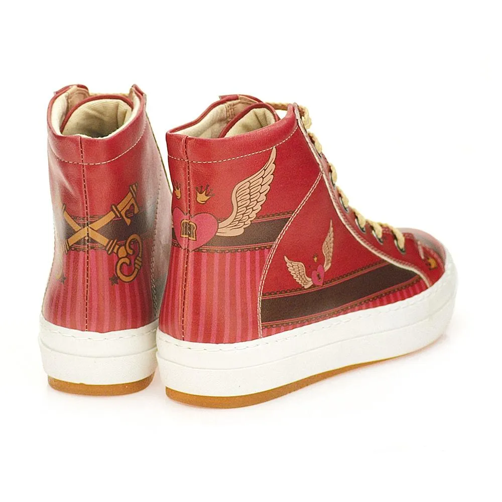 Angel Winged Heart Sneaker Boots CW2022