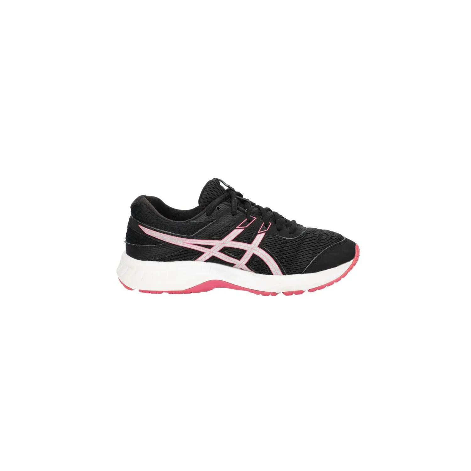 Asics Gel Contend 6 Running Sport Shoes Fabric Black Colour For Women