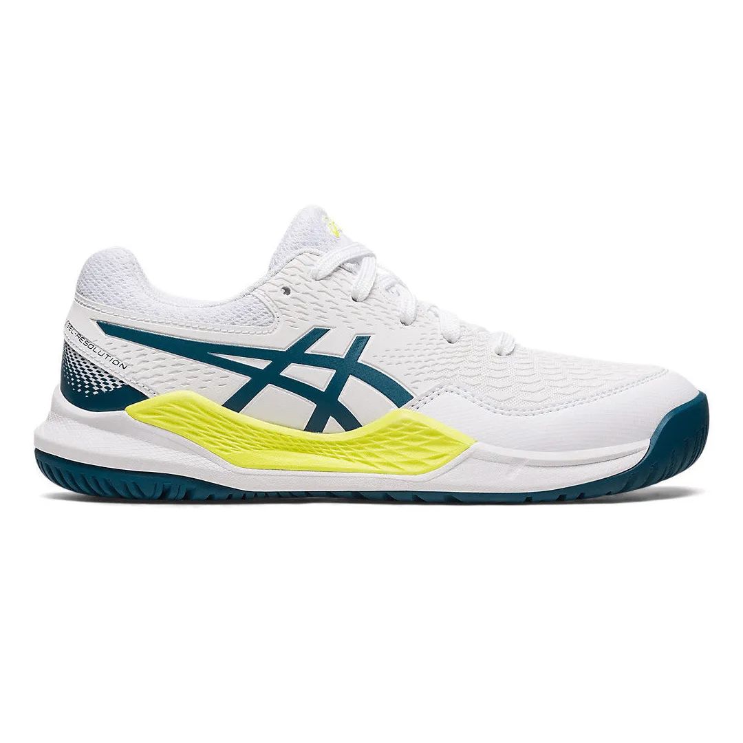 Asics Gel Resolution 9 GS White/Restful Teal