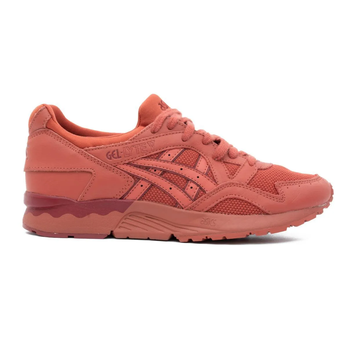 Asics Gellyte 5 Low-Top Sneakers Fabric Red Colour For Men