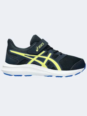 Asics Jolt 4  Ps Boys Running Shoes French Blue/Yellow