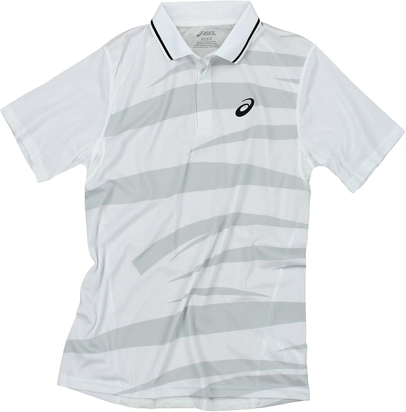 Asics Men's Graphic Short Sleeve Golf Shirt Polo, 3 Colors