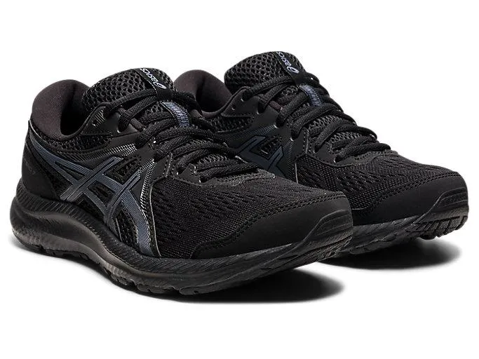 ASICS WOMEN'S GEL-CONTEND 7 TRIPLE BLACK SHOE