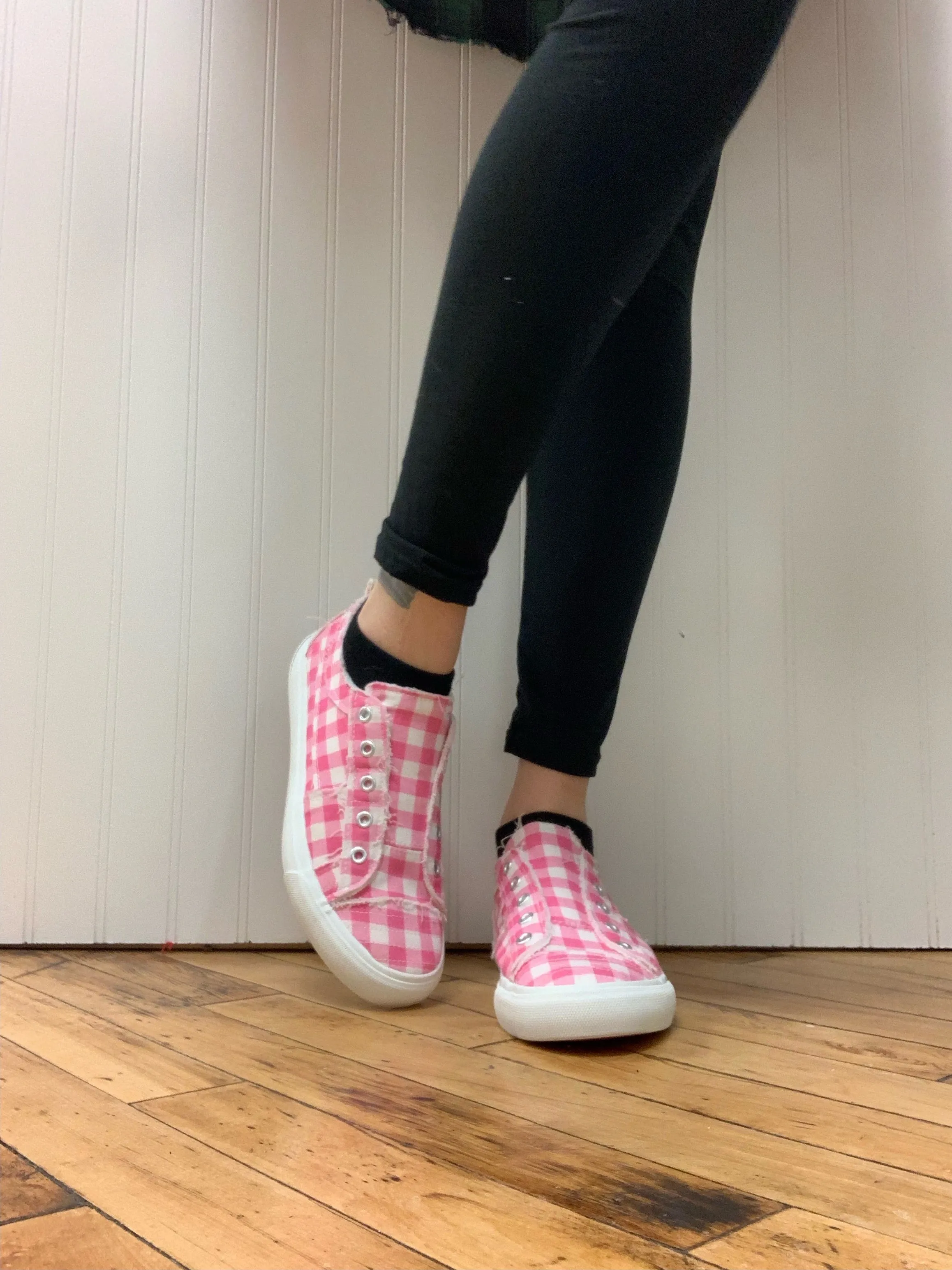 Babalu Corkys - Pink Check