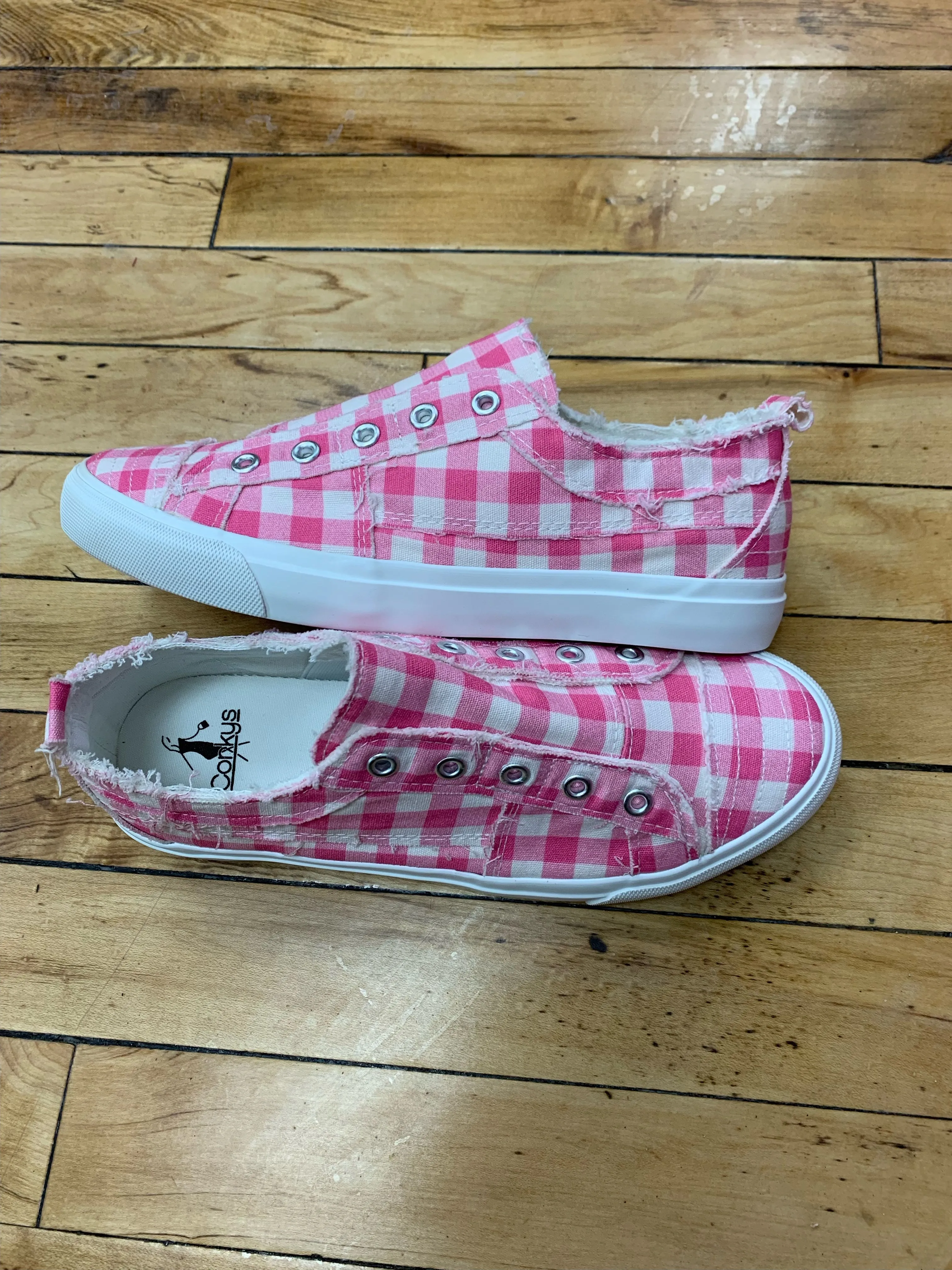 Babalu Corkys - Pink Check