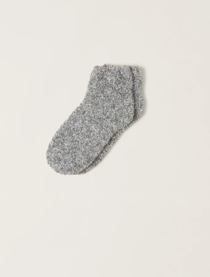 Barefoot Dreams Tennis Socks - Heathered Moonbeam