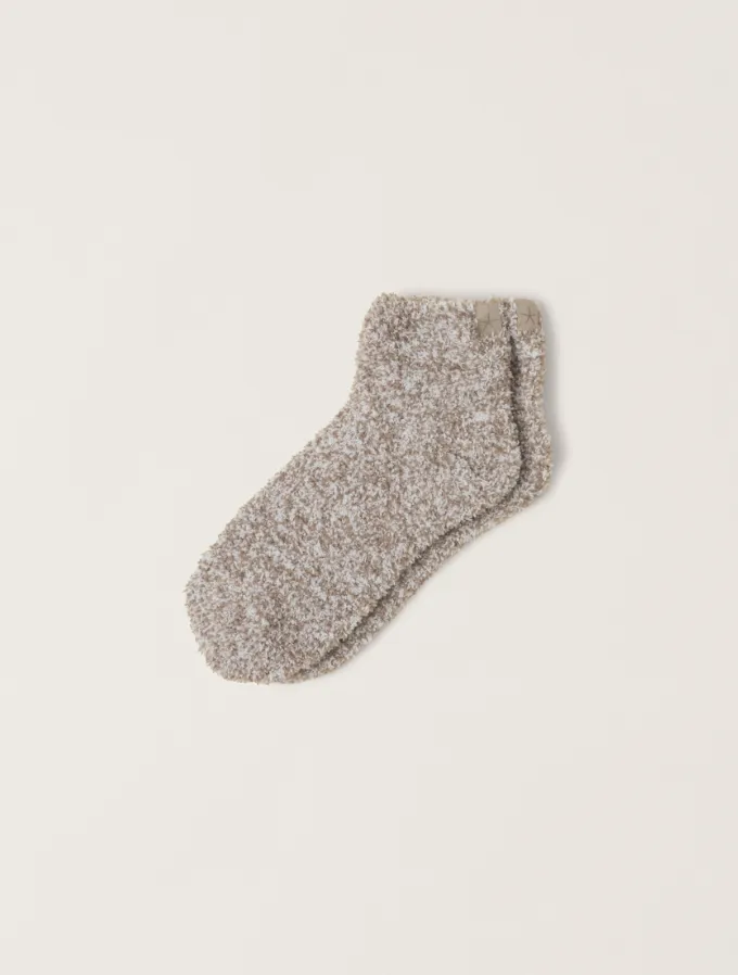 Barefoot Dreams Tennis Socks - Heathered Nickel