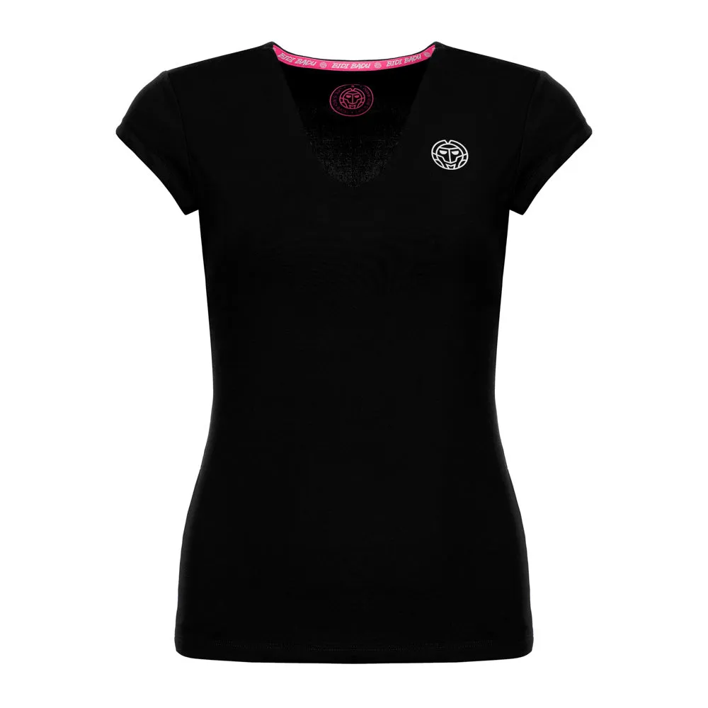 Bella 2.0 Tech V-Neck Tee (Women's) - Black