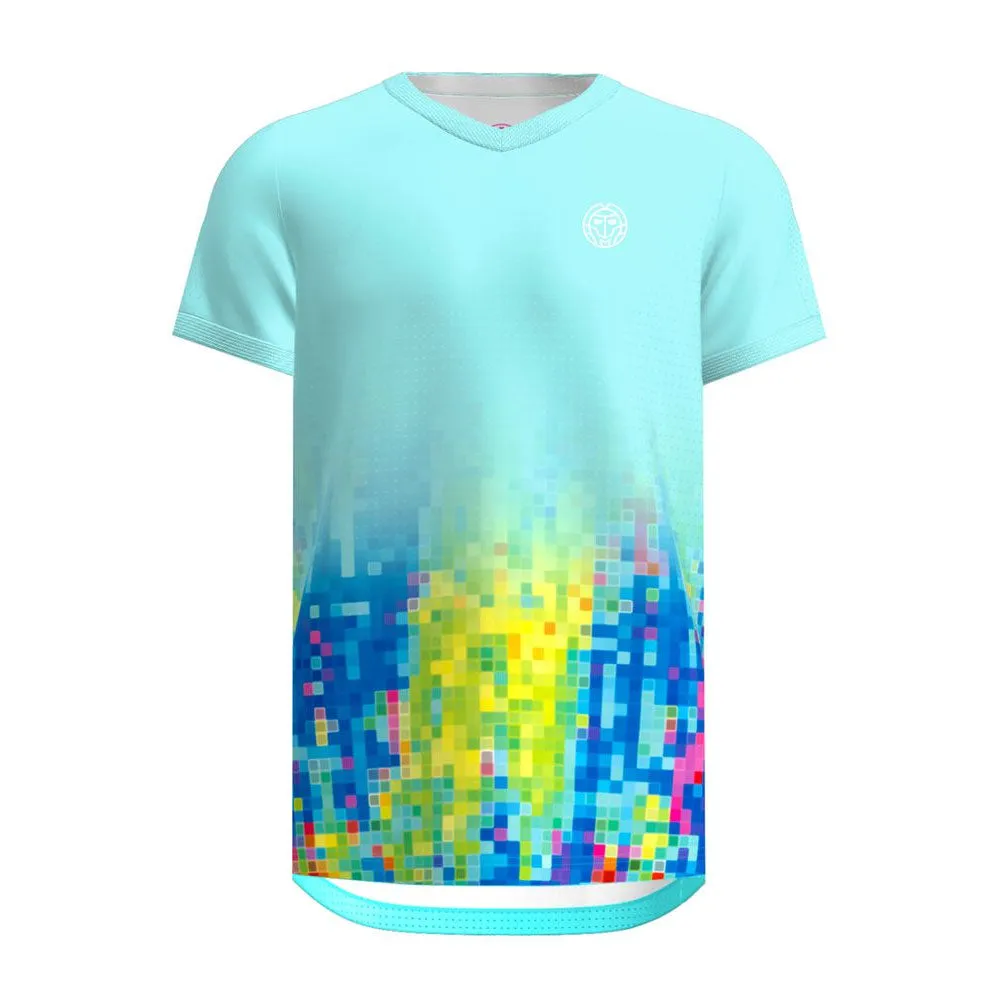 Bidi Badu Melbourne 2024 V-Neck Tee (Men's) - Aqua/Mixed