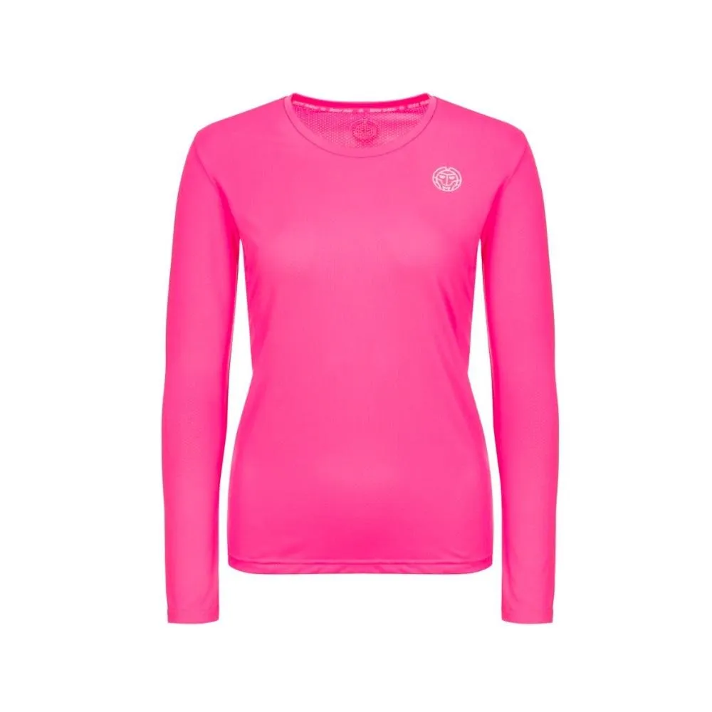 Bidi Badu Mina Tech Round-Neck Long-Sleeve (Girl's) - Pink