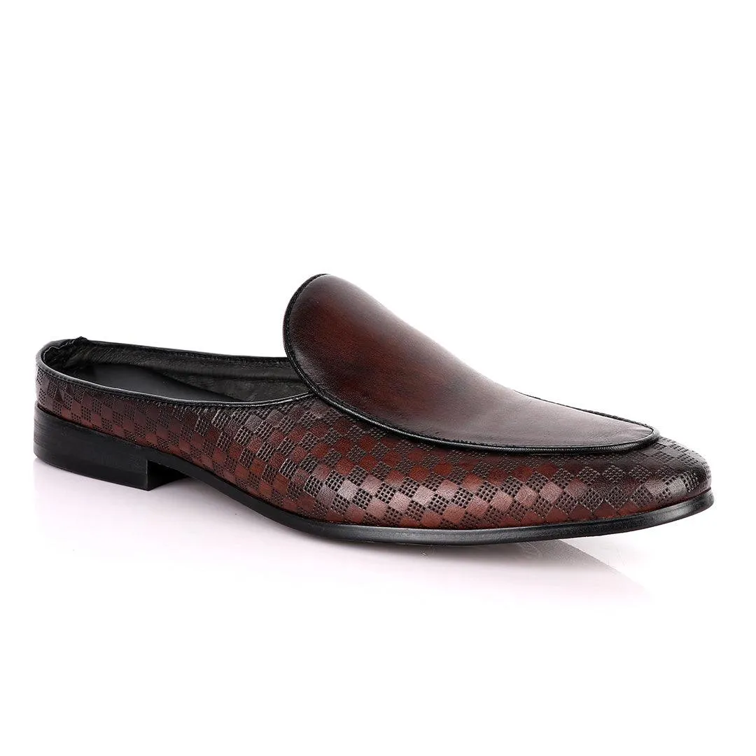 Billionaire Classic Sole House Coffee Mole Leather Shoe