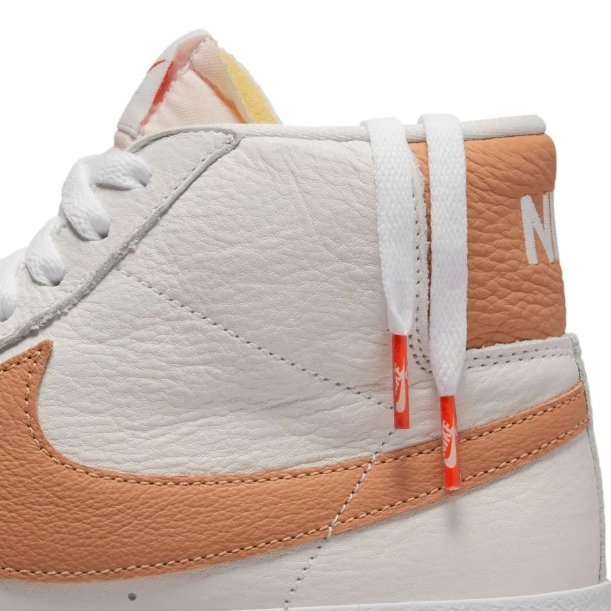 Blazer Mid ISO (White/Light Cognac/White)