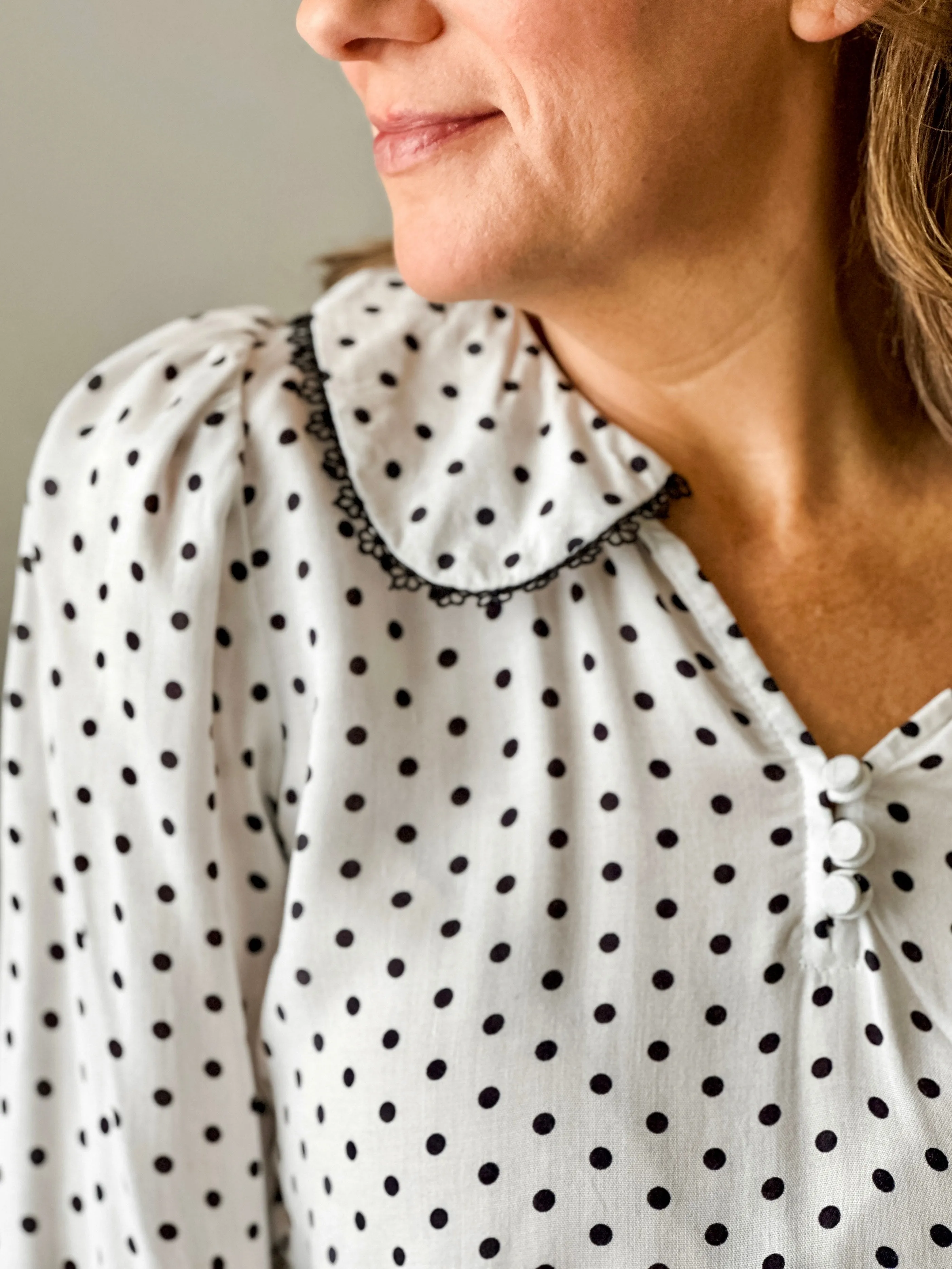 Blouse with Peter Pan Collar