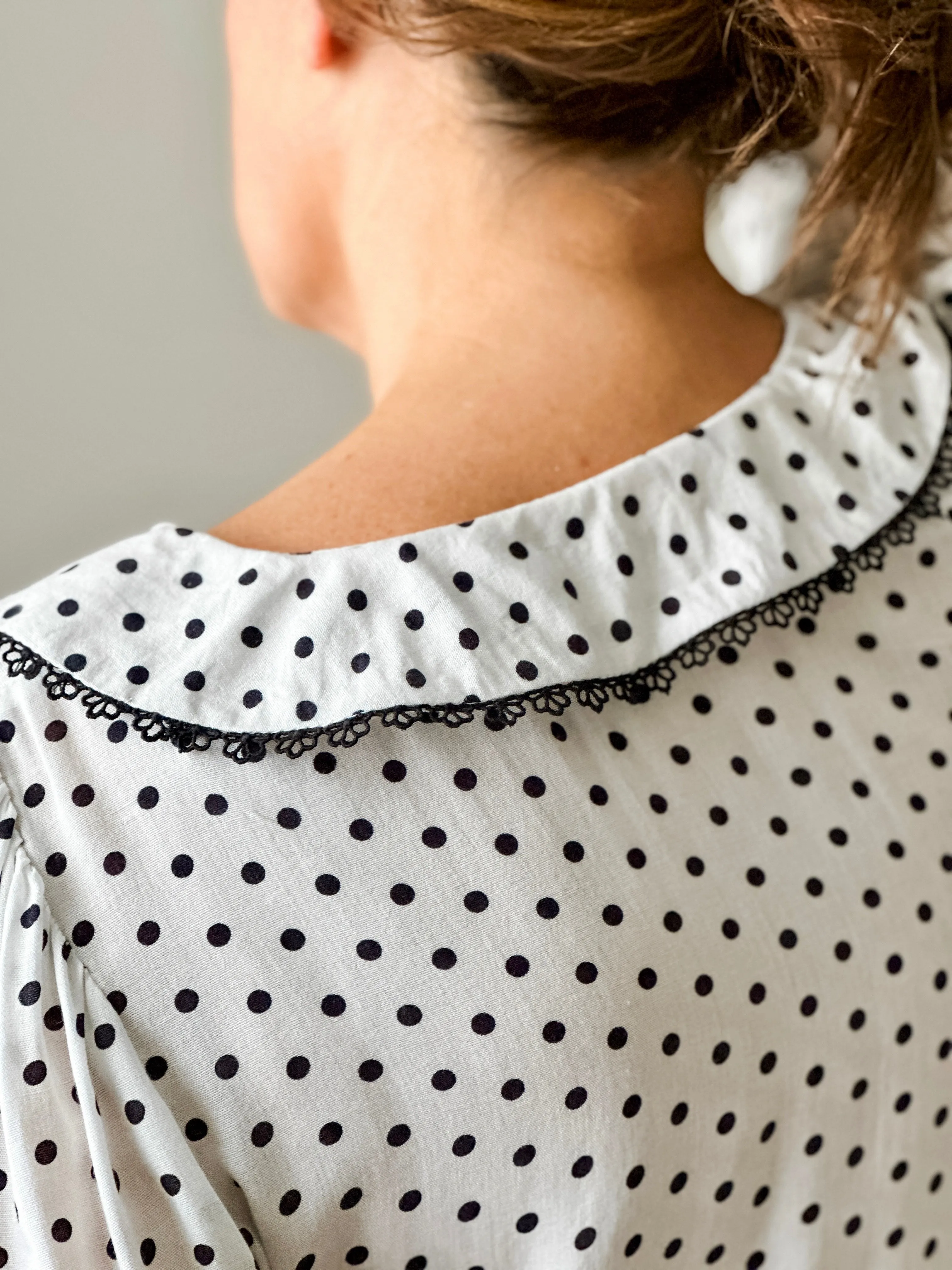 Blouse with Peter Pan Collar