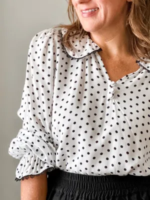 Blouse with Peter Pan Collar