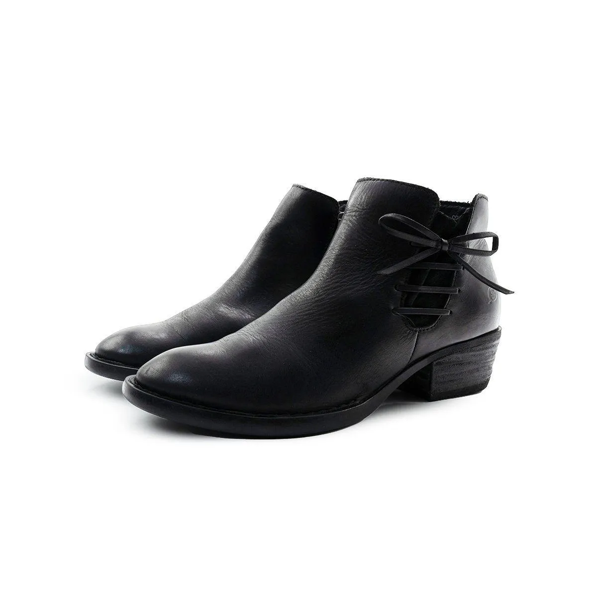 Born Bowlen Ankle Boots Black Colour For Women