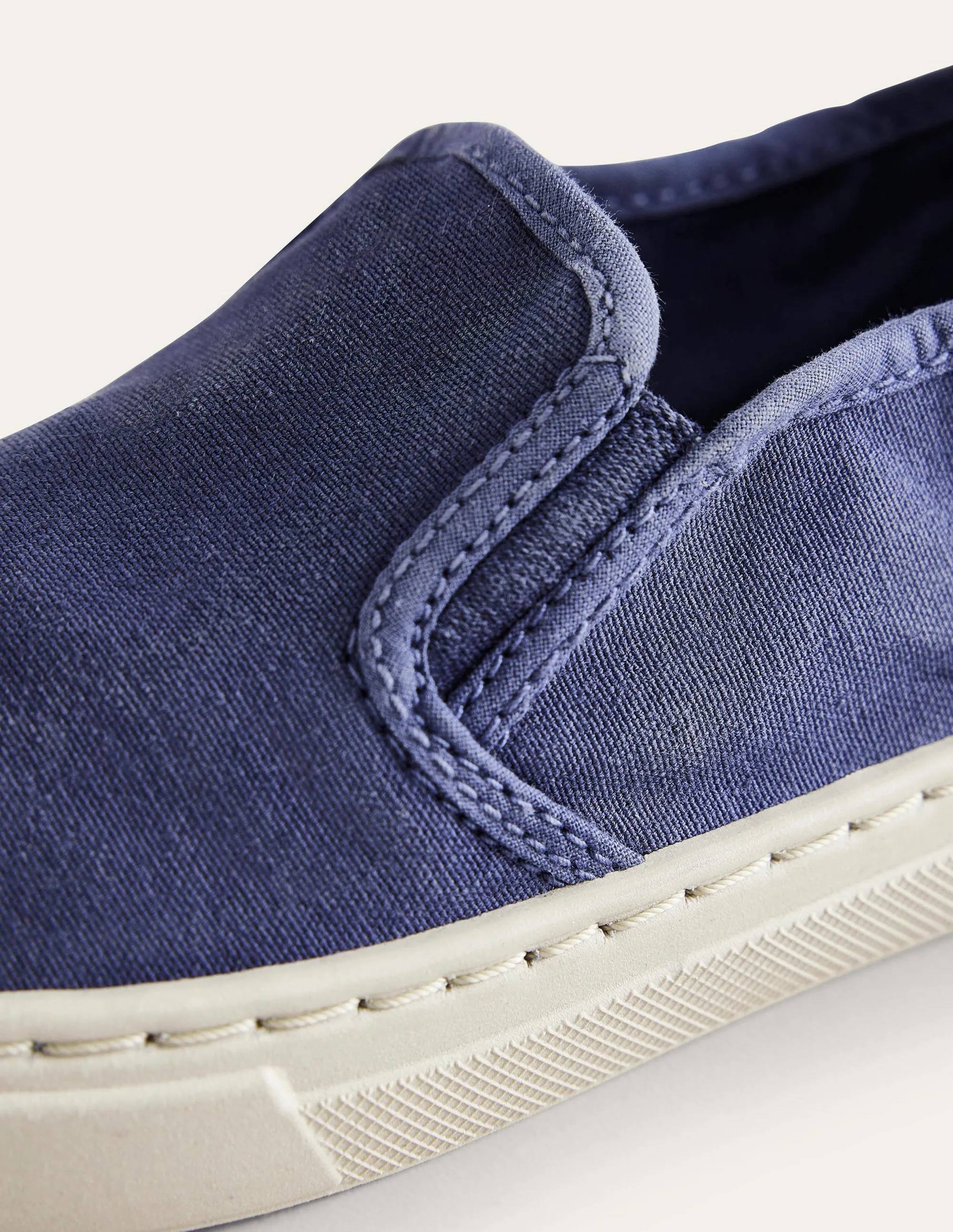 Boys Canvas Slip-ons-College Navy