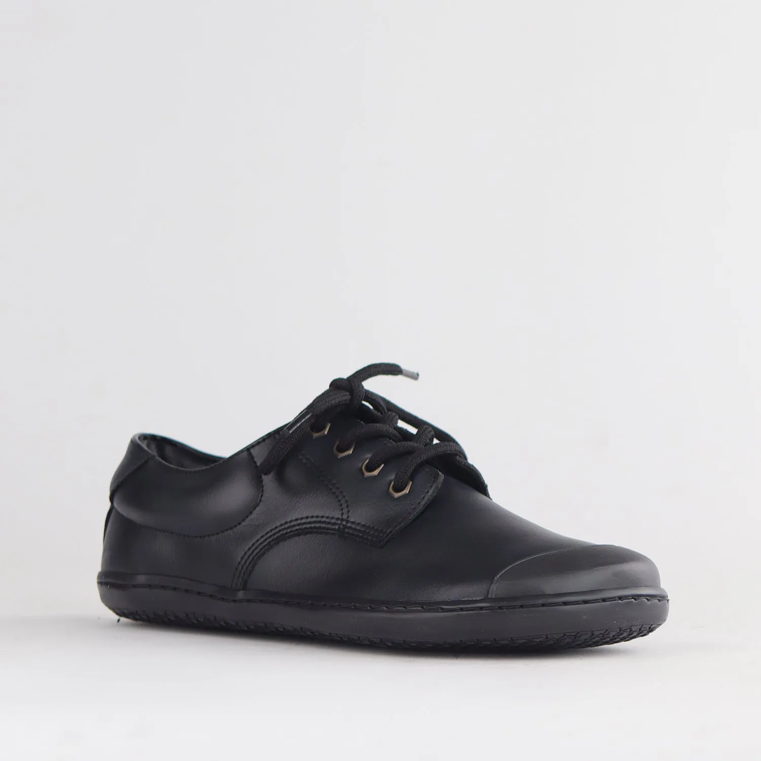 Boys Lace-up School Shoe in Black Sizes 39-47 - 7825