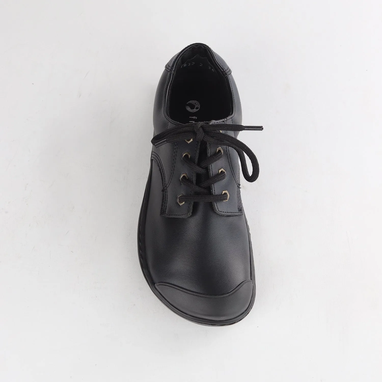 Boys Lace-up School Shoe in Black Sizes 39-47 - 7825