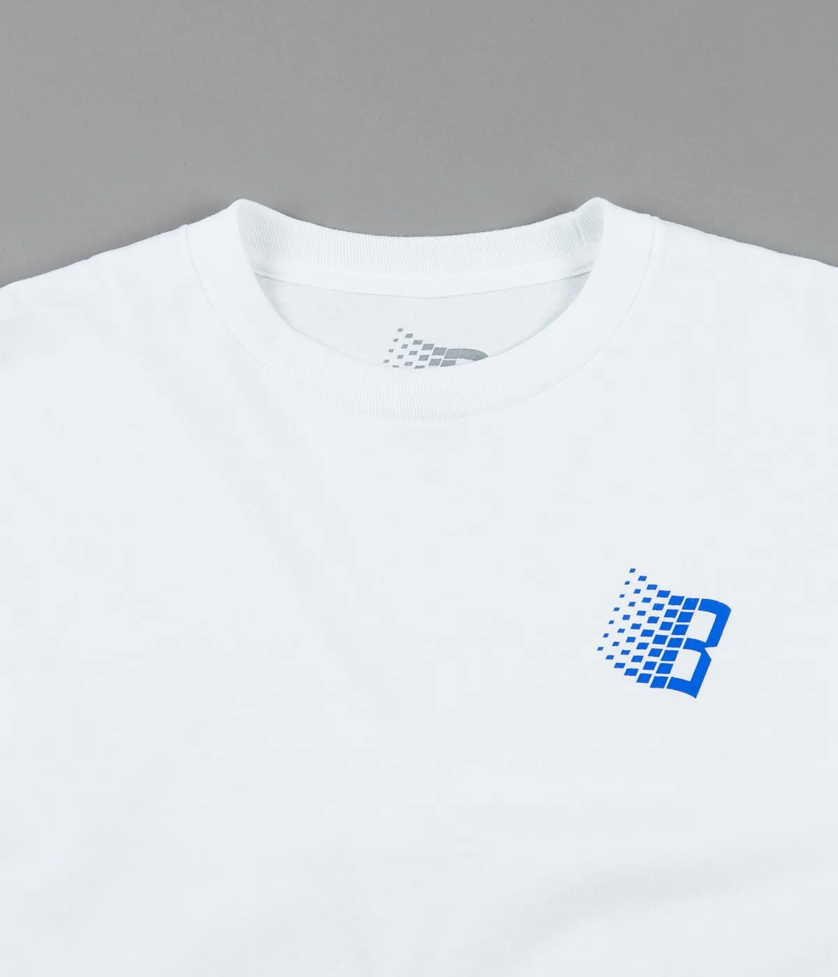 Bronze 56K B Logo Long Sleeve T-Shirt - White / Tennis