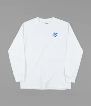 Bronze 56K B Logo Long Sleeve T-Shirt - White / Tennis