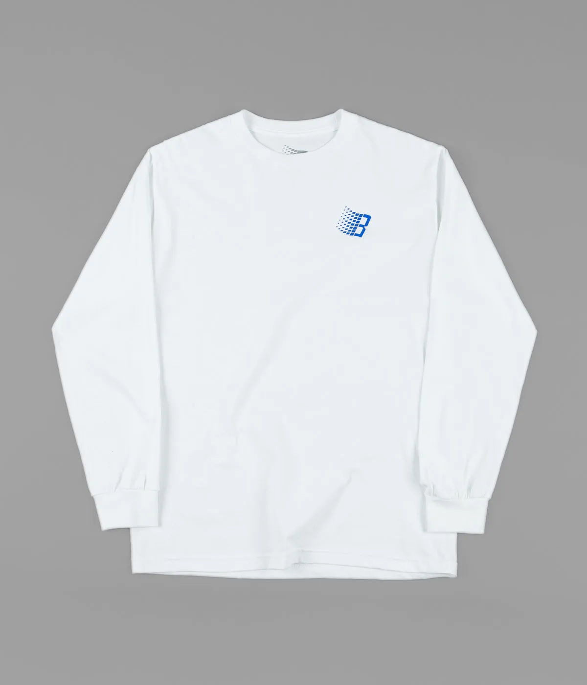 Bronze 56K B Logo Long Sleeve T-Shirt - White / Tennis