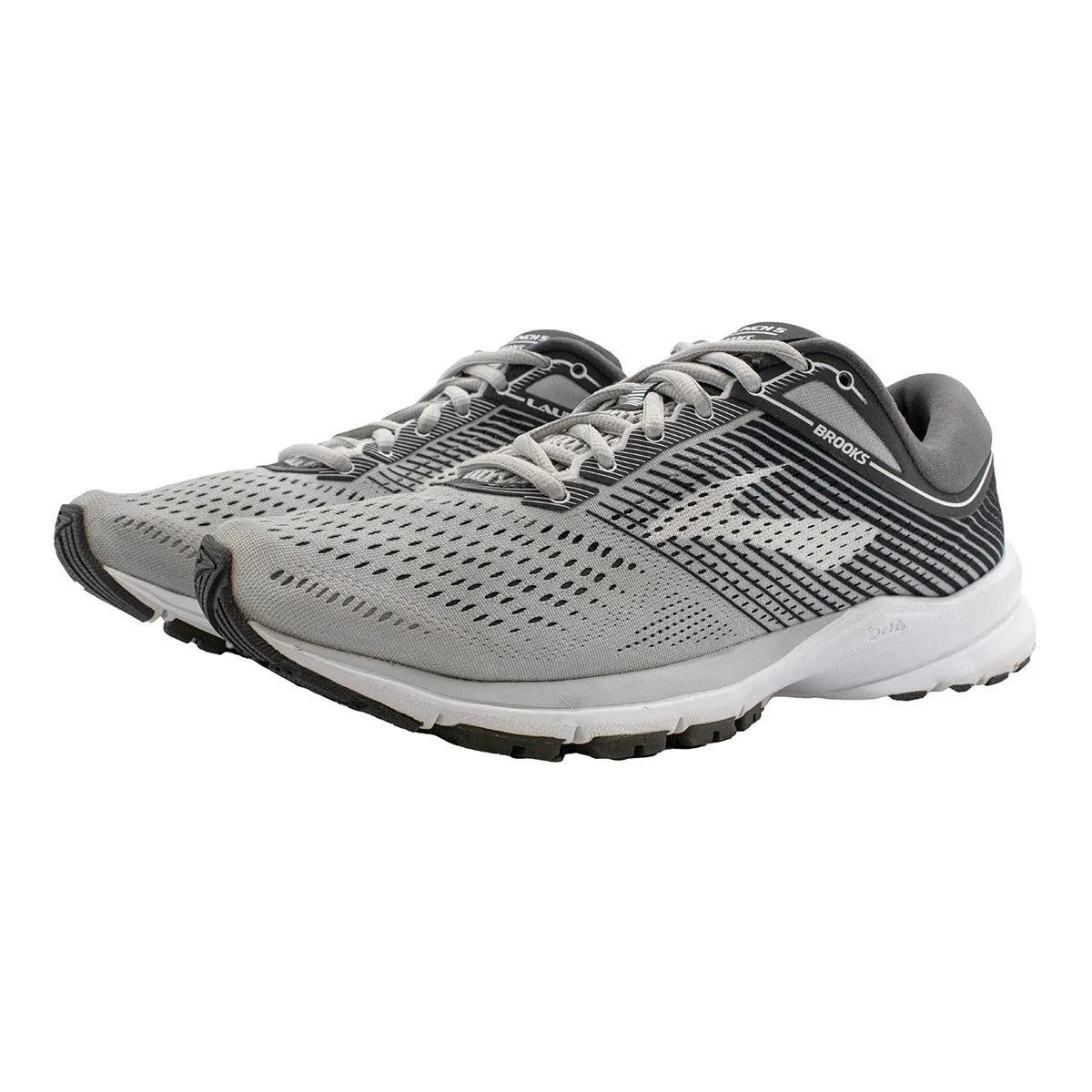 Brooks Launch 5 Sport Shoes Fabric White Colour For Women