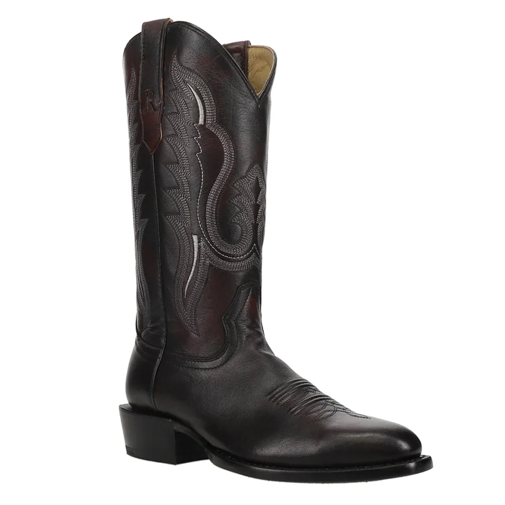 Brush Off Medium Round Toe Cowboy Boots