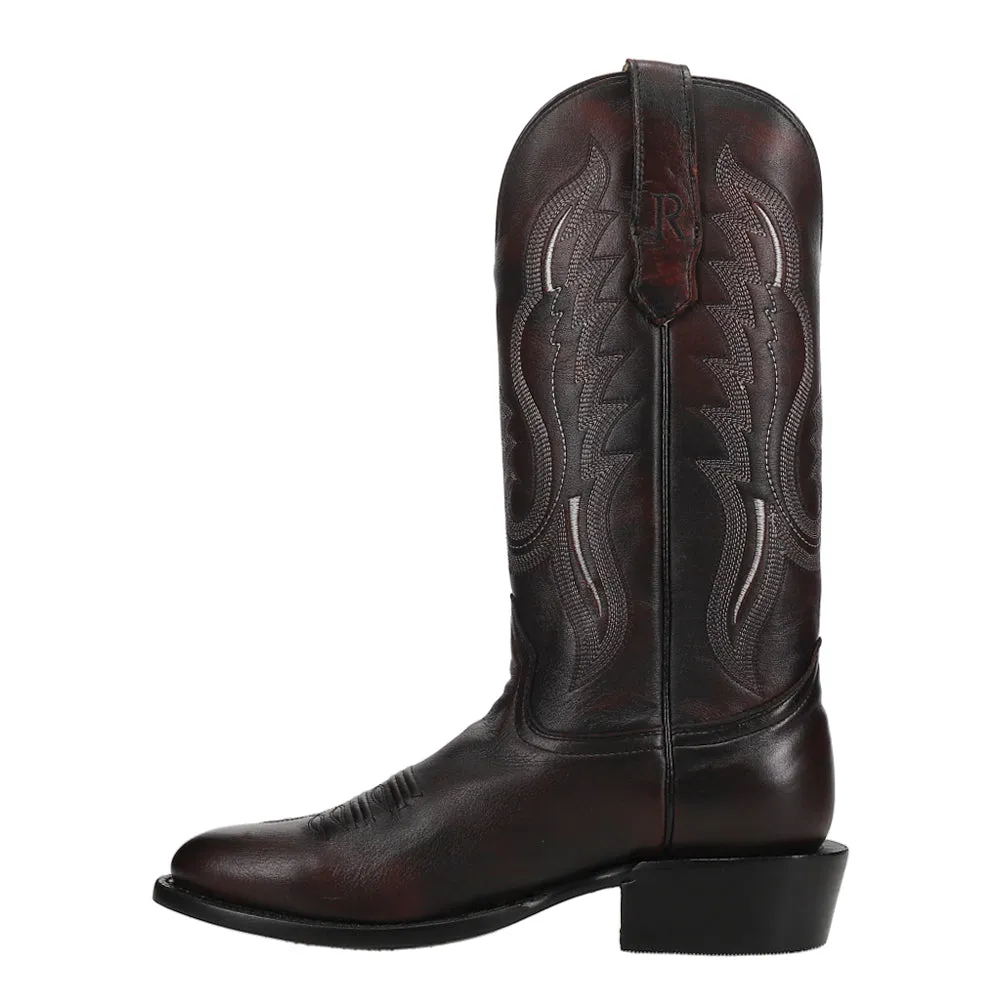 Brush Off Medium Round Toe Cowboy Boots