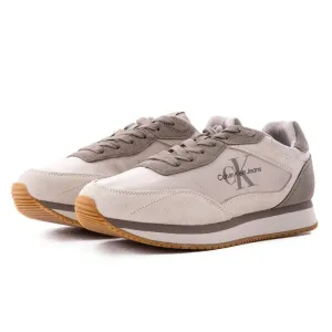 Calvin Klein Jeans Retro Runner Laceup Trainer Men - BEG