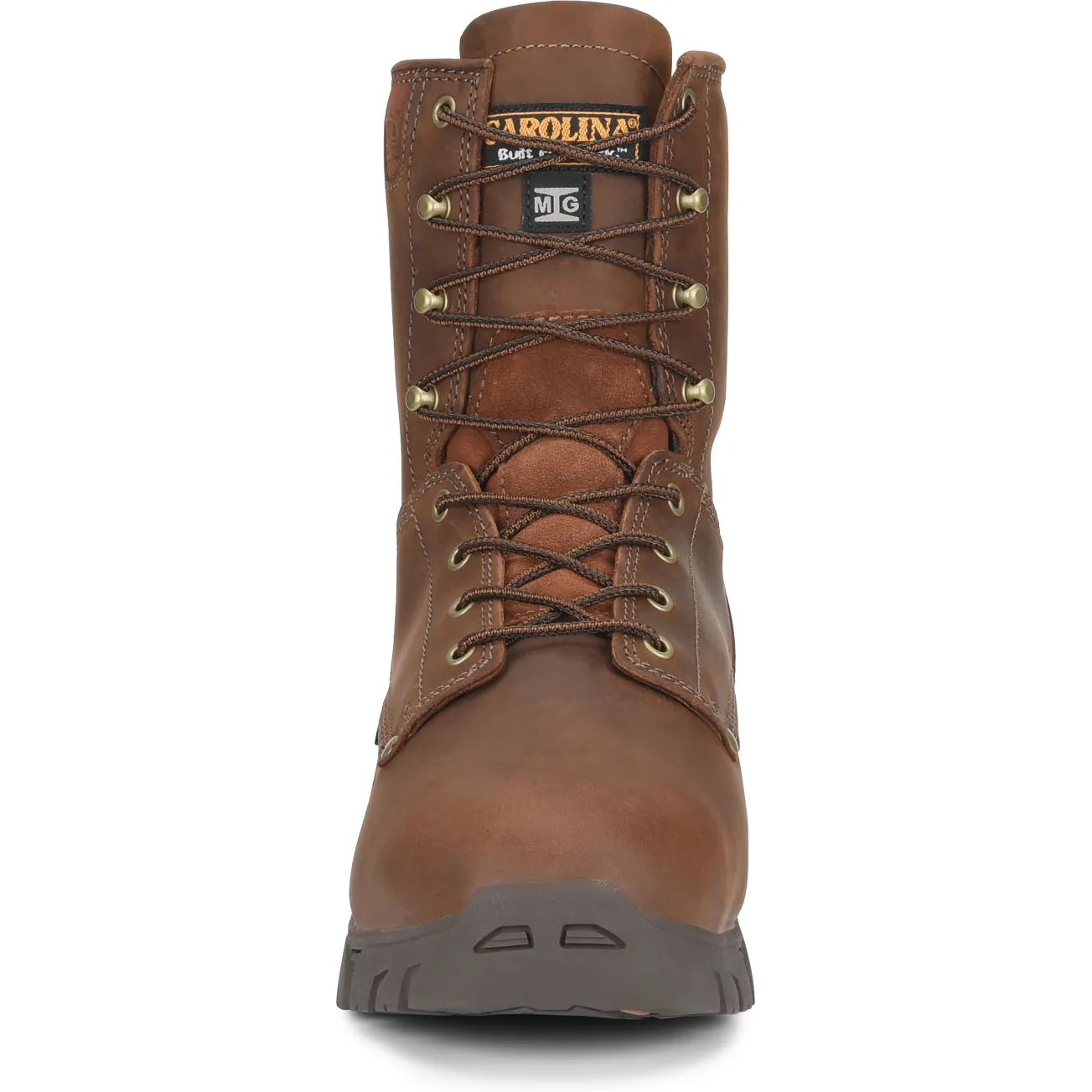 Carolina Men's Buster 8" Comp Toe WP Metguard Work Boot -Brown- CA9582