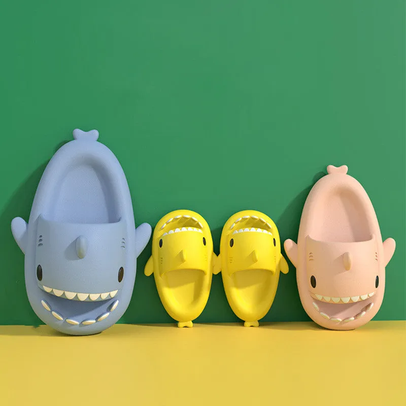 Children's Sandals And Slippers Summer Thick Bottom Second Generation Shark