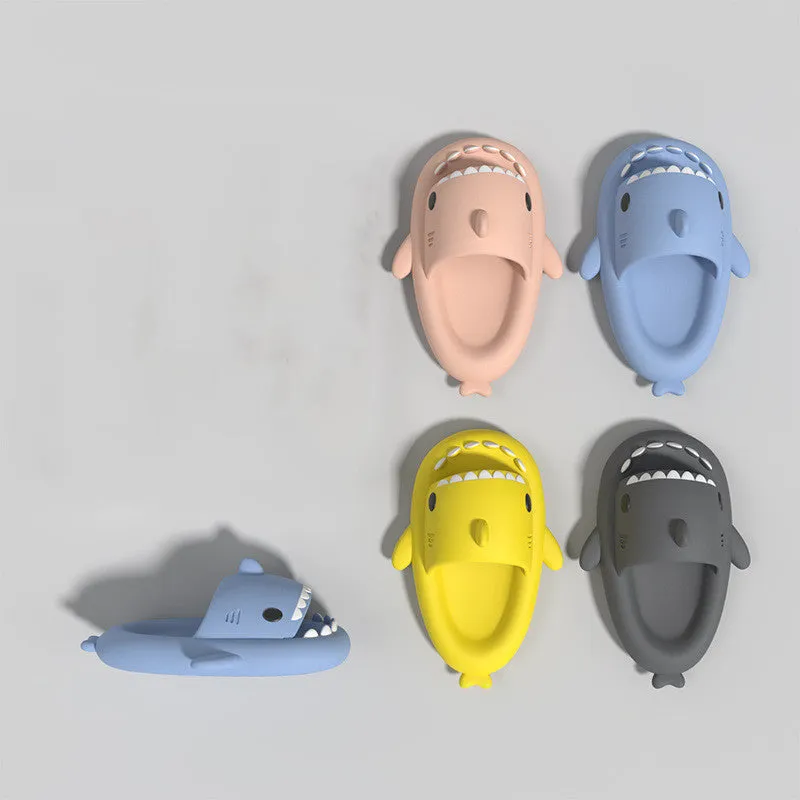 Children's Sandals And Slippers Summer Thick Bottom Second Generation Shark