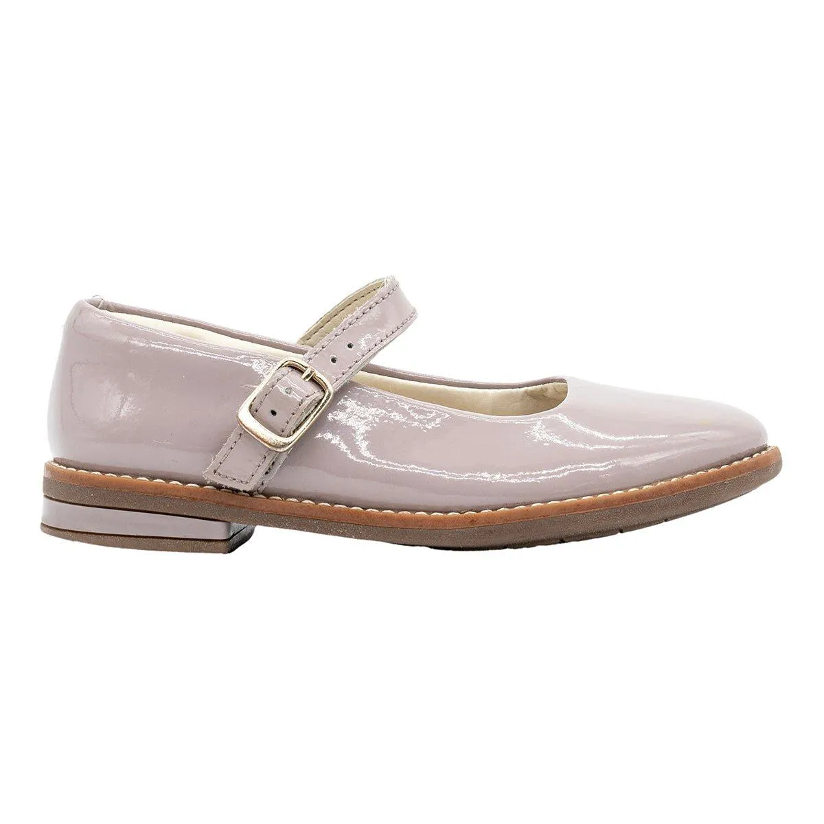 Clarks Casual Ballerinas Patent Leather Pink Colour For Kids