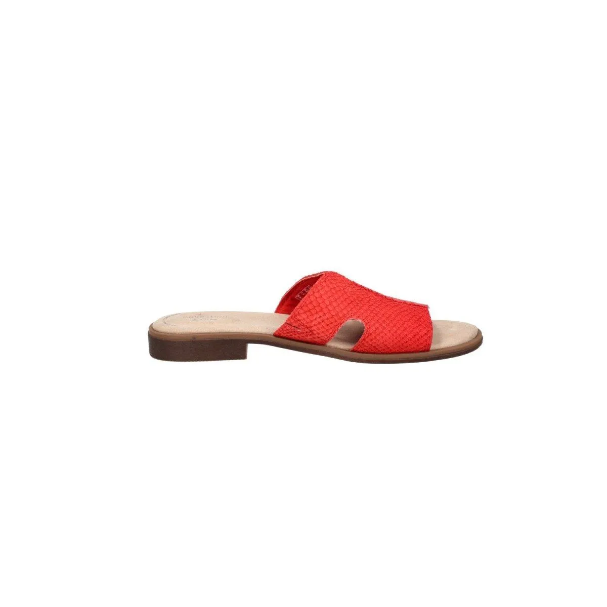 Clarks Collection By Declan Flo Flat Sandals Orange Colour For Women