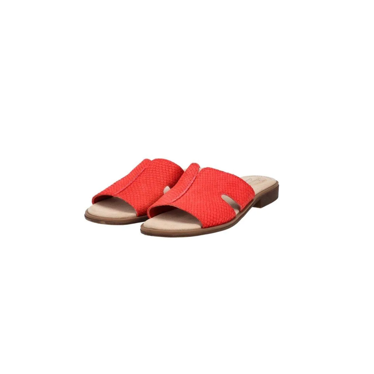 Clarks Collection By Declan Flo Flat Sandals Orange Colour For Women